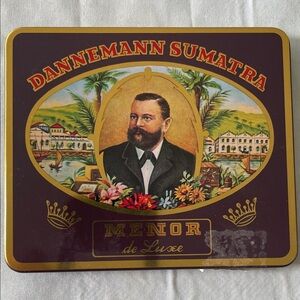 Dannemann Sumatra Decorative Vintage Tobacco Tin